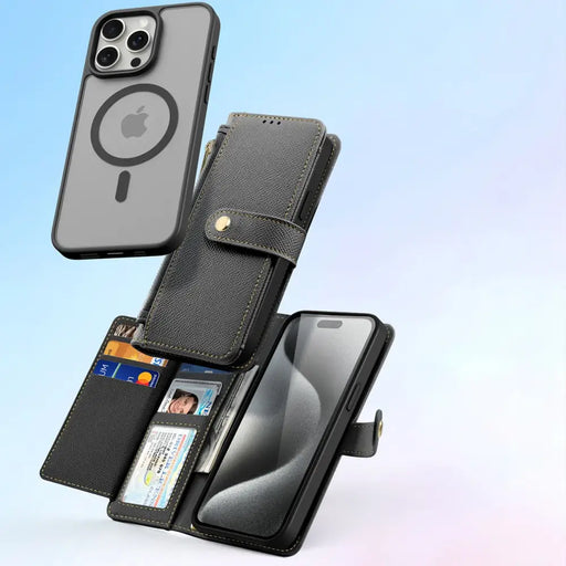 Dux Ducis Lawa Leather Case for iPhone 15 Pro - Black - Cell phone cases and covers<<<HurtelXML