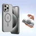 Dux Ducis Lawa Leather Case for iPhone 15 Pro - Gray - Cell phone cases and covers<<<HurtelXML