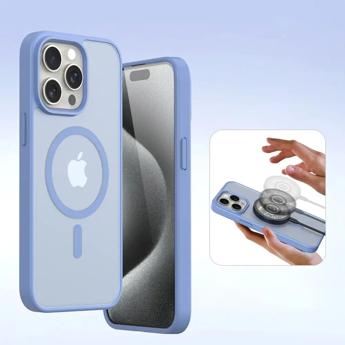 Dux Ducis Lawa Leather Case for iPhone 15 Pro Max - Blue - Cell phone cases and covers<<<HurtelXML