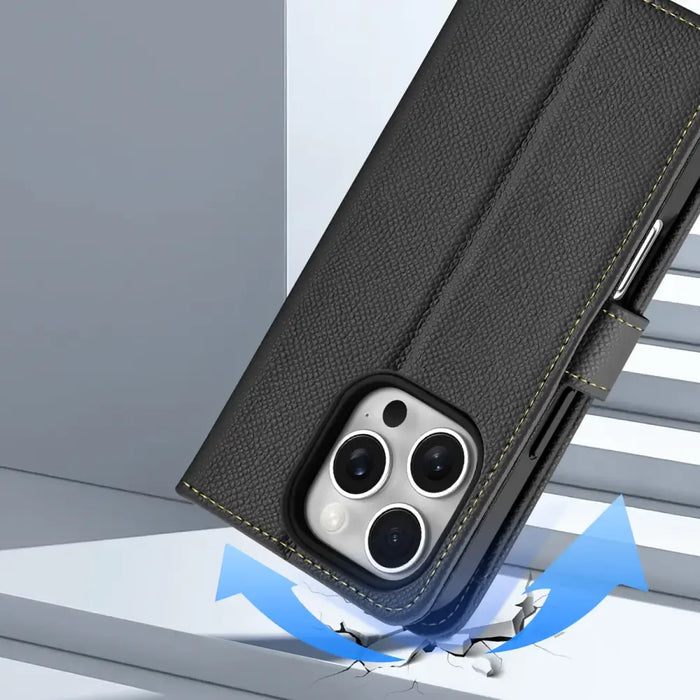 Dux Ducis Lawa Leather Case for iPhone 16 Pro Max - Black - Cell phone cases and covers<<<HurtelXML