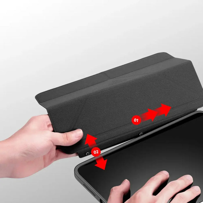 Dux Ducis Magi case for iPad mini 2021 smart cover with stand and storage for Apple Pencil gray - Cell phone cases