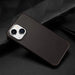 Dux Ducis Naples Case for iPhone 14 Leather Cover (MagSafe Compatible) Dark Brown - Cell phone cases