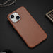 Dux Ducis Naples case for iPhone 14 magnetic leather case MagSafe brown - Cell phone cases and covers<<<HurtelXML