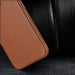 Dux Ducis Naples case iPhone 14 Pro Max magnetic leather MagSafe cover brown - Cell phone cases and covers<<<HurtelXML