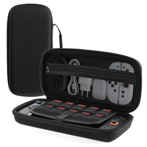 Dux Ducis Nintendo Switch 2 Case with Handle and Game Compartments - Black - Gaming accessories<<<HurtelXML