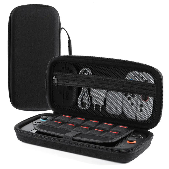 Dux Ducis Nintendo Switch 2 Case with Handle and Game Compartments - Black - Gaming accessories<<<HurtelXML