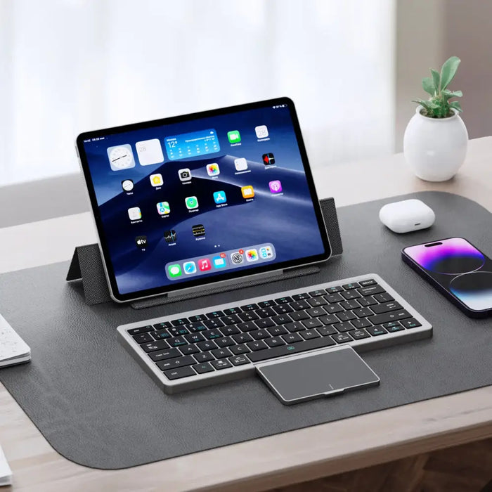 Dux Ducis OK Series wireless Bluetooth keyboard with touchpad - black - Other cell phone equipment<<<HurtelXML