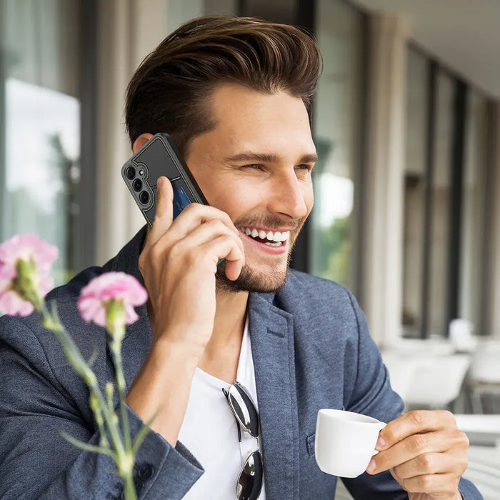 Dux Ducis Rafi II Case for Samsung Galaxy S25 with Stand and Wallet - Black - Cell phone cases and covers<<<HurtelXML