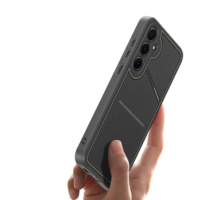 Dux Ducis Rafi II Case for Samsung Galaxy S25 with Stand and Wallet - Black - Cell phone cases and covers<<<HurtelXML