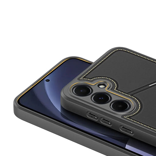 Dux Ducis Rafi II Case for Samsung Galaxy S25 with Stand and Wallet - Black - Cell phone cases and covers<<<HurtelXML