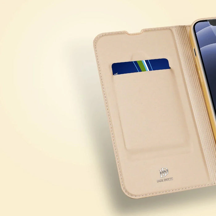Dux Ducis Skin Pro Bookcase type case for iPhone 13 golden - Cell phone cases and covers<<<HurtelXML