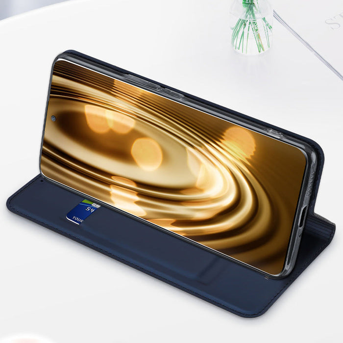 Dux Ducis Skin Pro Case for Honor Magic5 Flip Card Wallet Stand Blue - Cell phone cases and covers<<<HurtelXML