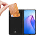 Dux Ducis Skin Pro case for Oppo Reno 8 flip cover card wallet stand black - Cell phone cases and covers<<<HurtelXML