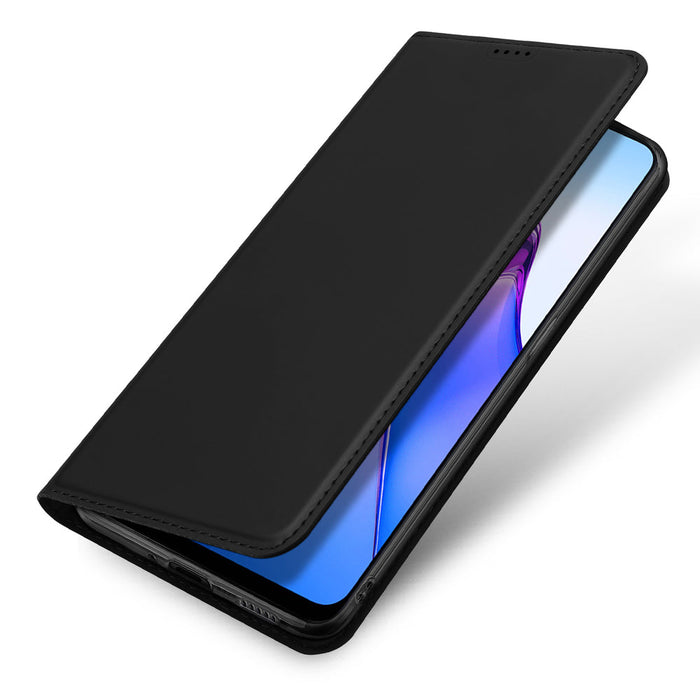 Dux Ducis Skin Pro case for Oppo Reno 8 flip cover card wallet stand black - Cell phone cases and covers<<<HurtelXML