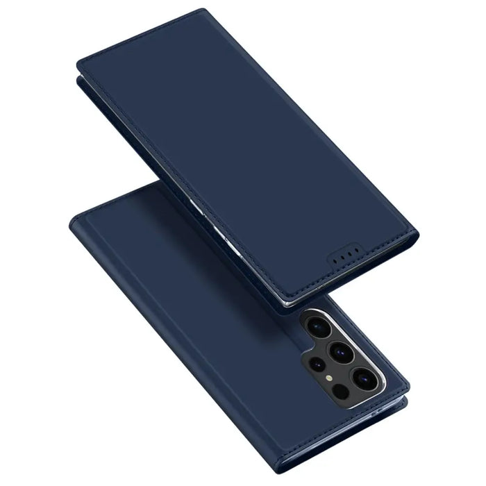 Dux Ducis Skin Pro case for Samsung S24 Ultra with flap - blue - Cell phone cases and covers<<<HurtelXML