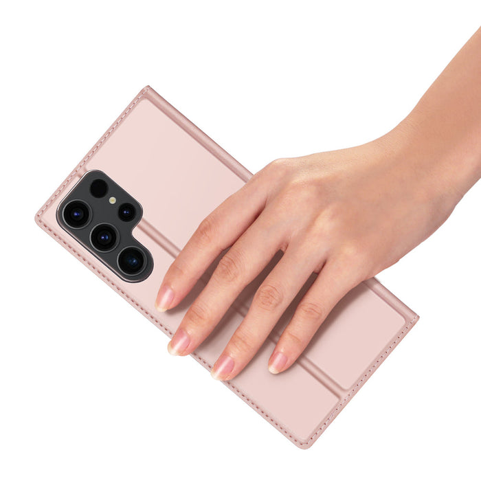 Dux Ducis Skin Pro case for Samsung S24 Ultra with flap - pink - Cell phone cases and covers<<<HurtelXML