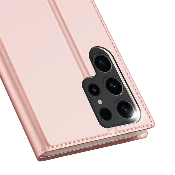 Dux Ducis Skin Pro case for Samsung S24 Ultra with flap - pink - Cell phone cases and covers<<<HurtelXML