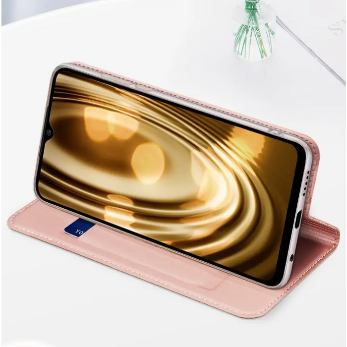Dux Ducis Skin Pro Case for Xiaomi Poco C40 Flip Card Wallet Stand Gold - Cell phone cases and covers<<<HurtelXML