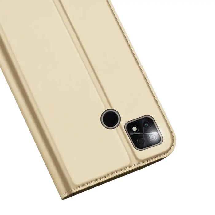 Dux Ducis Skin Pro Case for Xiaomi Poco C40 Flip Card Wallet Stand Gold - Cell phone cases and covers<<<HurtelXML