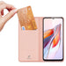 Dux Ducis Skin Pro Case For Xiaomi Redmi 11A / Poco C55 / Redmi 12C Cover Flip Card Wallet Stand Pink - Cell phone