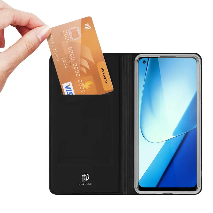 Dux Ducis Skin Pro Case Realme 11 Flip Card Wallet Stand Black - Cell phone cases and covers<<<HurtelXML