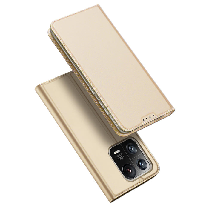 Dux Ducis Skin Pro Case Xiaomi 13 Pro Flip Card Wallet Gold Stand - Cell phone cases and covers<<<HurtelXML