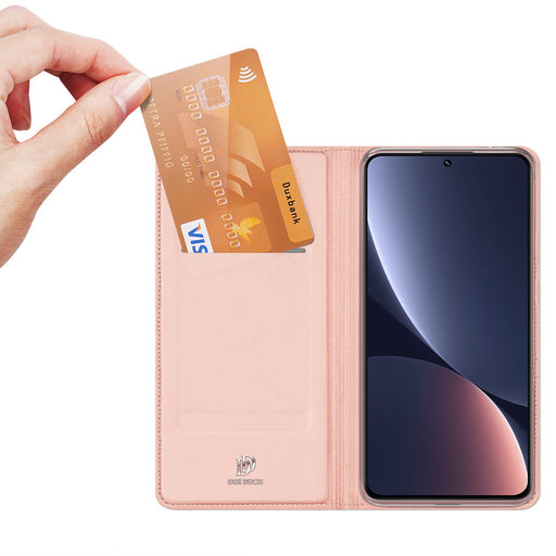 Dux Ducis Skin Pro Case Xiaomi 13 Flip Card Wallet Stand Pink - Cell phone cases and covers<<<HurtelXML