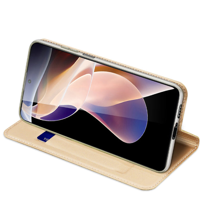 Dux Ducis Skin Pro Holster Case Cover Flip Poco M4 Pro 5G gold - Cell phone cases and covers<<<HurtelXML