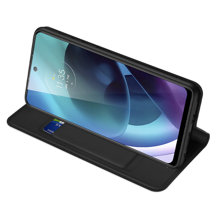 Dux Ducis Skin Pro Holster Case Cover with Flap Motorola Moto G71 5G black - Cell phone cases and covers<<<HurtelXML
