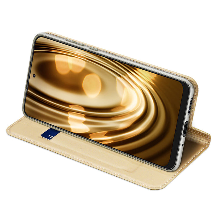 Dux Ducis Skin Pro Holster Cover Flip Cover for Samsung Galaxy A73 gold - Cell phone cases and covers<<<HurtelXML