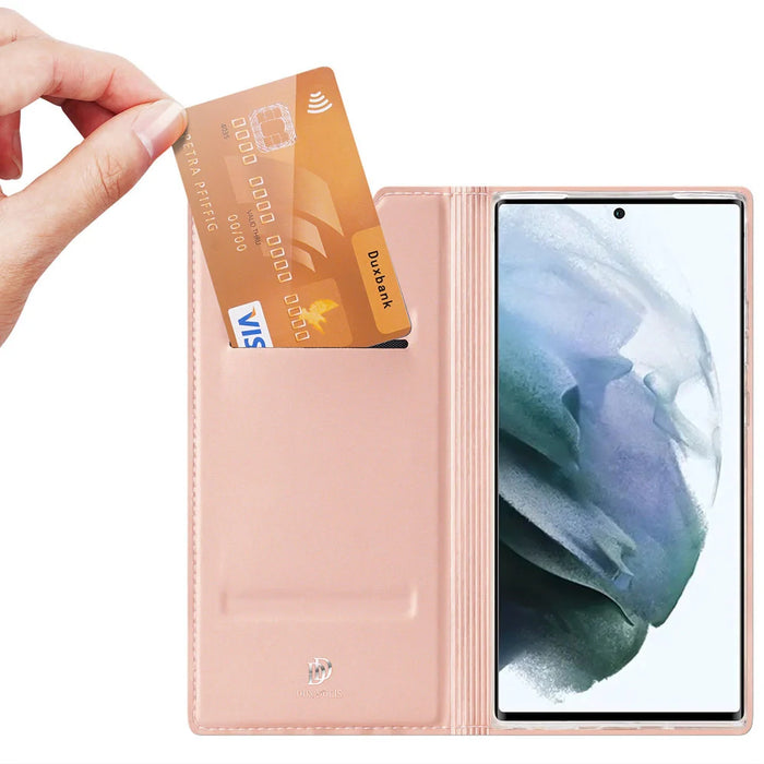 Dux Ducis Skin Pro Holster Cover for Samsung Galaxy S22 Ultra pink - Cell phone cases and covers<<<HurtelXML