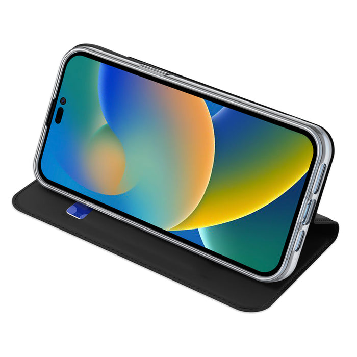 Dux Ducis Skin Pro Holster Flip Cover for iPhone 14 Pro black - Cell phone cases and covers<<<HurtelXML