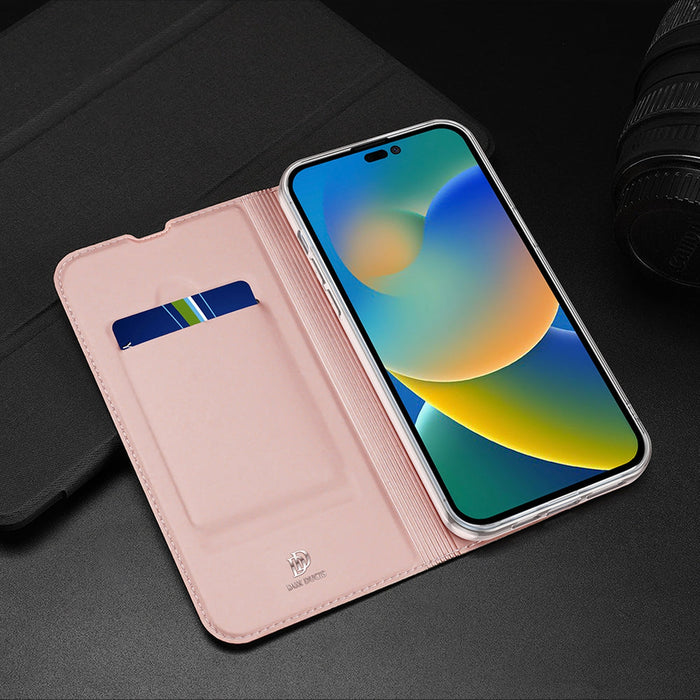 Dux Ducis Skin Pro Holster Flip Cover for iPhone 14 Pro black - Cell phone cases and covers<<<HurtelXML