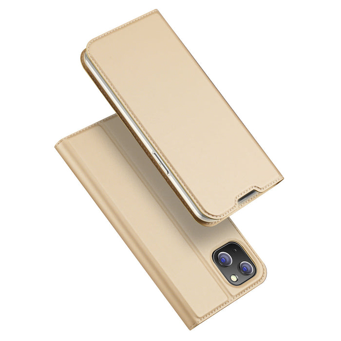 Dux Ducis Skin Pro Holster Flip Cover for iPhone 14 Plus gold - Cell phone cases and covers<<<HurtelXML