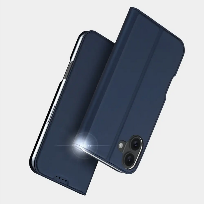 Dux Ducis Skin Pro iPhone 16 Case with Flap and Card Slot - Blue - Cell phone cases and covers<<<HurtelXML