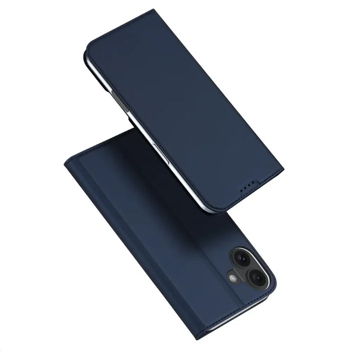 Dux Ducis Skin Pro iPhone 16 Case with Flap and Card Slot - Blue - Cell phone cases and covers<<<HurtelXML