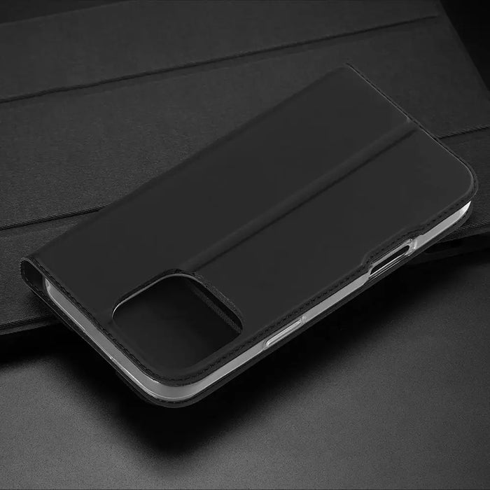 Dux Ducis Skin Pro iPhone 16 Pro Case with Flip and Card Slot - Black - Cell phone cases and covers<<<HurtelXML