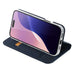 Dux Ducis Skin Pro iPhone 16 Pro Case with Flip and Card Slot - Blue - Cell phone cases and covers<<<HurtelXML
