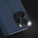 Dux Ducis Skin Pro iPhone 16 Pro Case with Flip and Card Slot - Blue - Cell phone cases and covers<<<HurtelXML