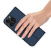 Dux Ducis Skin Pro iPhone 16 Pro Case with Flip and Card Slot - Blue - Cell phone cases and covers<<<HurtelXML