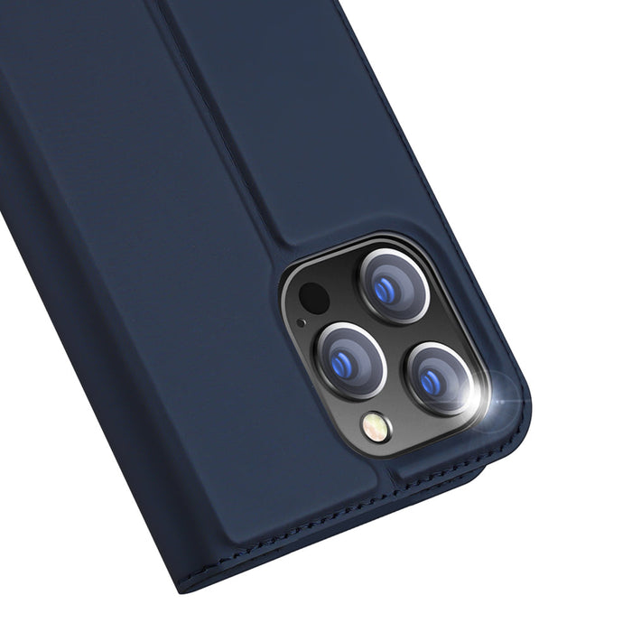 Dux Ducis Skin Pro Wallet Case for iPhone 15 Pro - Blue - Cell phone cases and covers<<<HurtelXML