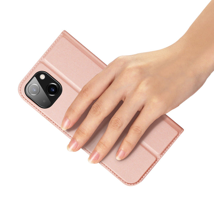 Dux Ducis Skin Pro Wallet Case for iPhone 15 Plus - Pink - Cell phone cases and covers<<<HurtelXML