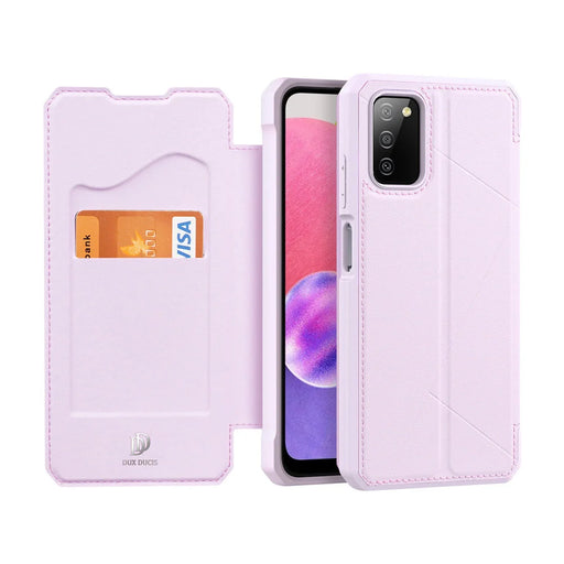 DUX DUCIS Skin X Bookcase type case for Samsung Galaxy A03s pink - Cell phone cases and covers<<<HurtelXML