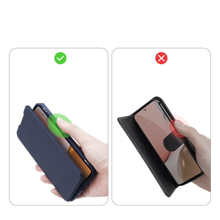 DUX DUCIS Skin X Bookcase type case for Samsung Galaxy A72 4G blue - Cell phone cases and covers<<<HurtelXML
