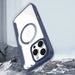 Dux Ducis Skin X Pro Case for iPhone 16 Pro Max with MagSafe and Flip - Blue - Cell phone cases and covers<<<HurtelXML