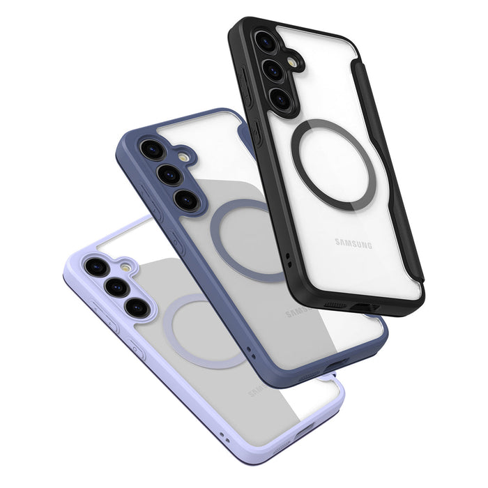 Dux Ducis Skin X Pro case for Samsung S24+ with magnetic ring and flap - blue - Cell phone cases and covers<<<HurtelXML