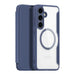 Dux Ducis Skin X Pro case for Samsung S24 with magnetic ring and flap - blue - Cell phone cases and covers<<<HurtelXML
