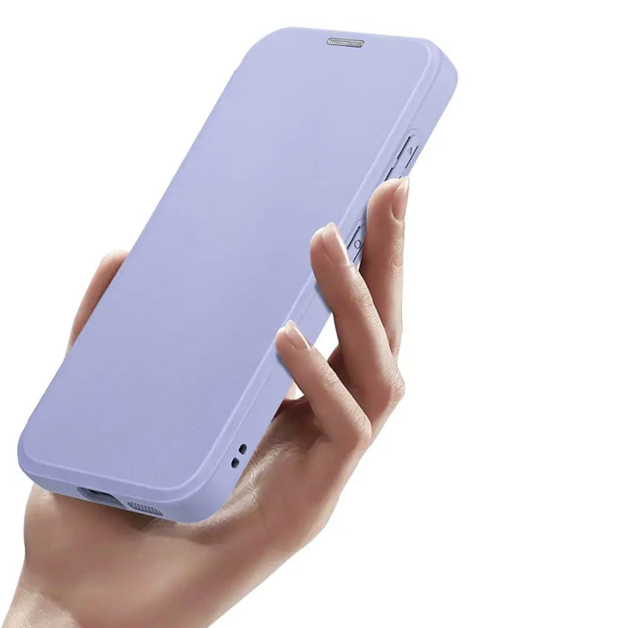 Dux Ducis Skin X Pro case with magnetic ring / stand for Samsung S24 - purple - Cell phone cases and covers<<<HurtelXML