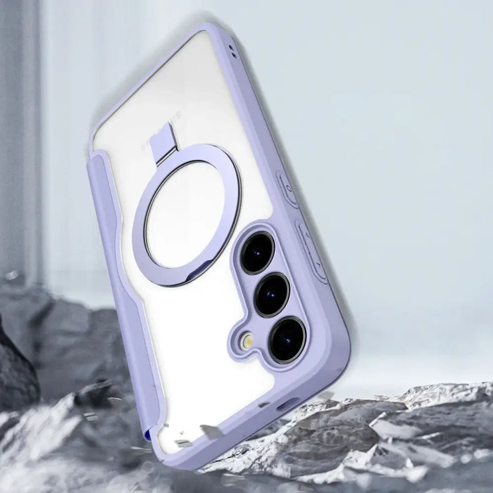 Dux Ducis Skin X Pro case with magnetic ring / stand for Samsung S24 - purple - Cell phone cases and covers<<<HurtelXML