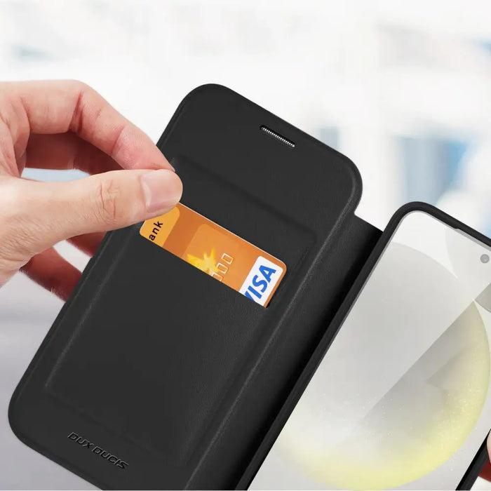 Dux Ducis Skin X Pro case with magnetic ring / stand for Samsung S24 - black - Cell phone cases and covers<<<HurtelXML